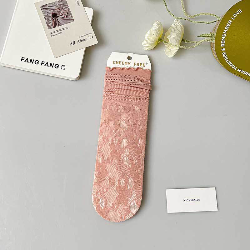 Women's Fashion Mesh Breathable Lace Socks