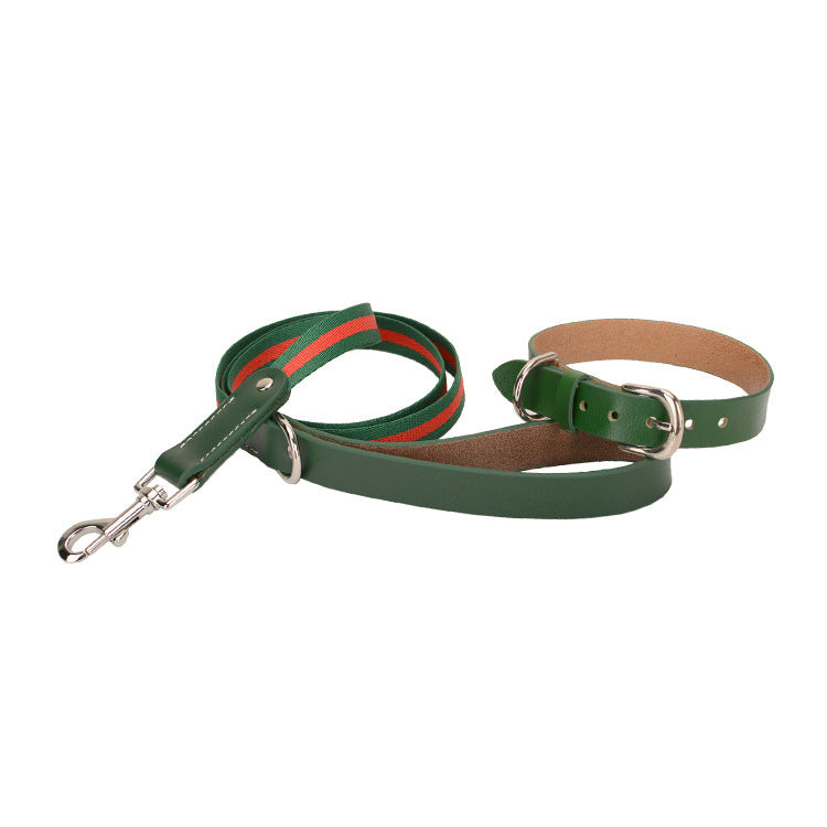 Multi-color Comfortable And Continuous Pet Dog Collar Traction Rope