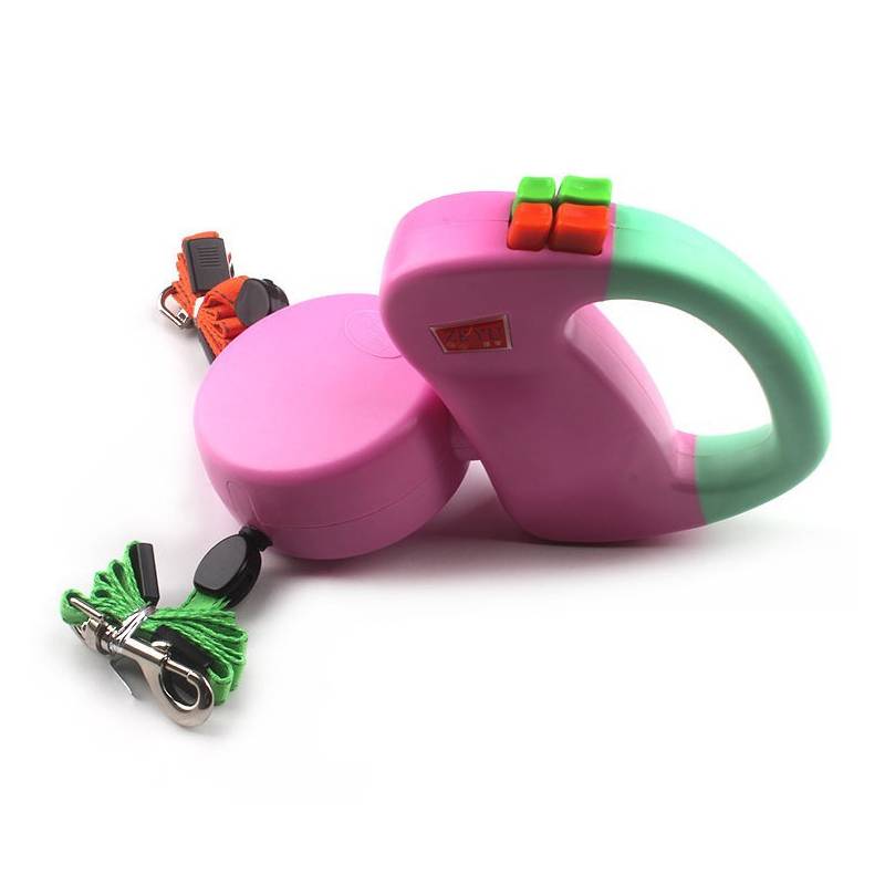 One Tow Two Double Head Pet Leash