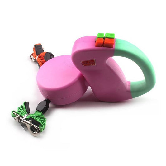One Tow Two Double Head Pet Leash