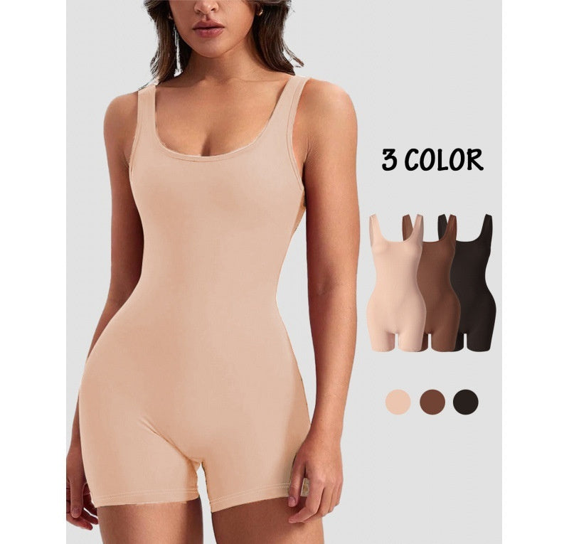 Yoga Tight Fitting Nylon Bodysuit