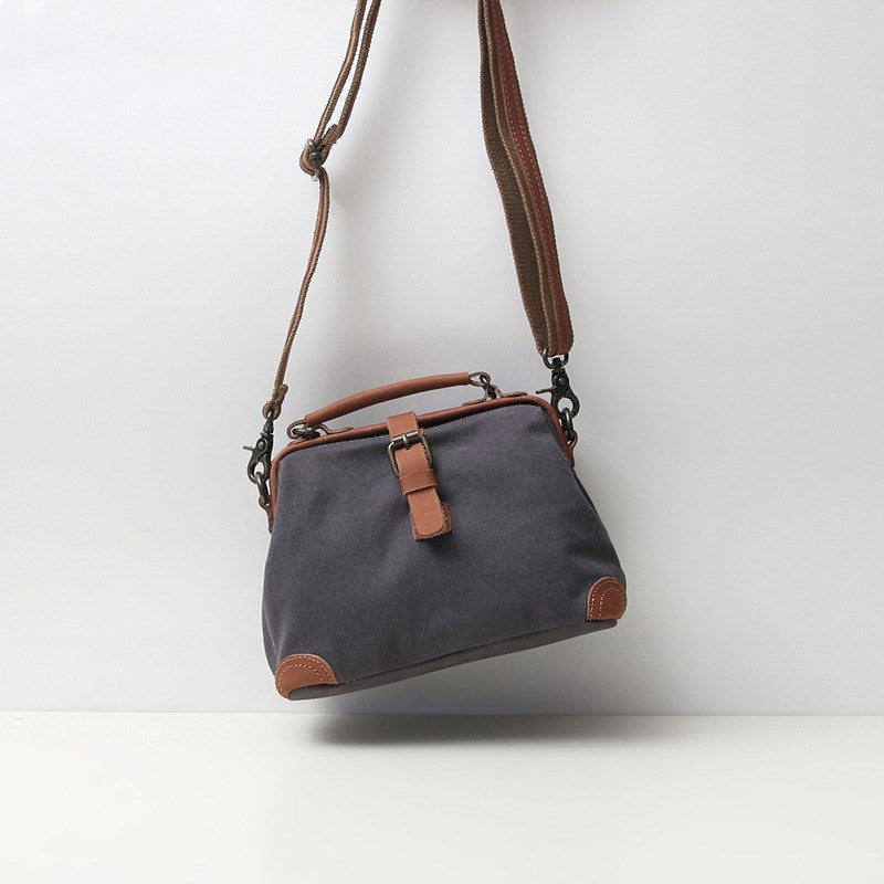 Retro forest women's canvas bag