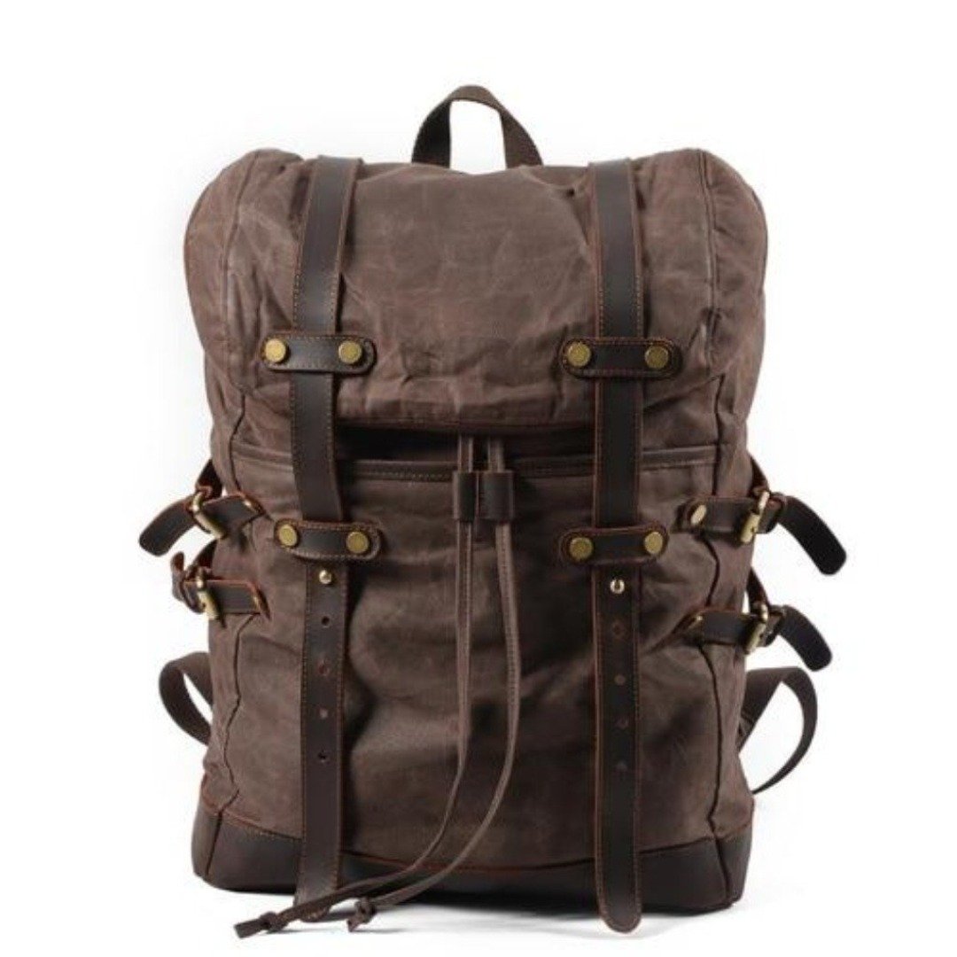 Canvas Men's Bag Leisure Backpack Men's Waterproof Outdoor Travel Bag