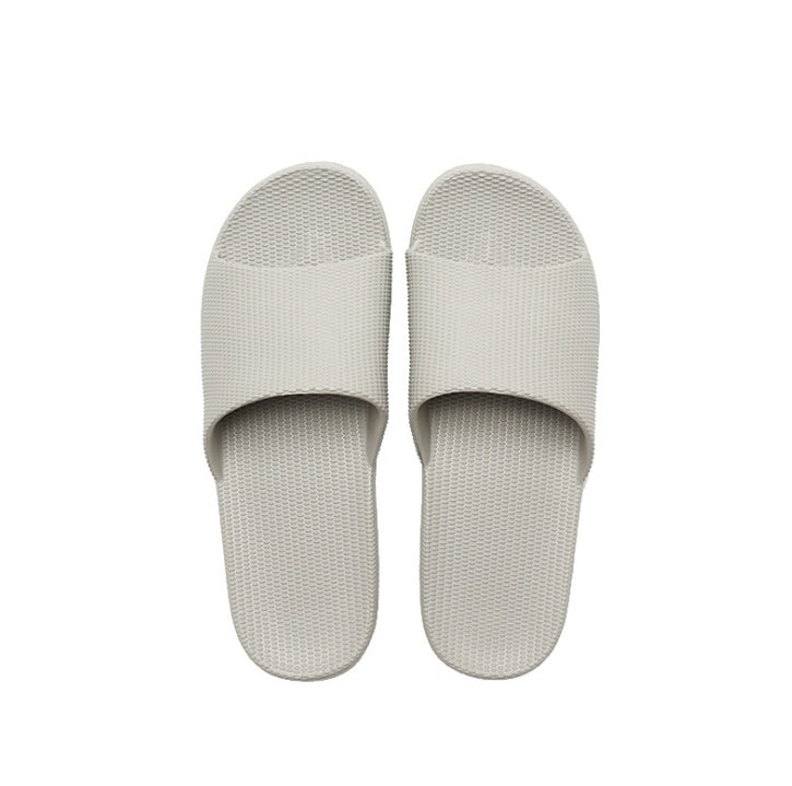 Non-slip couple elastic home slippers