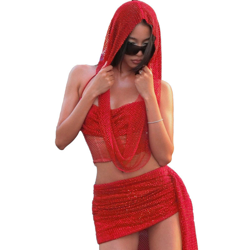 Fashionable Minimalist And Sexy Slim Fit Womens Set