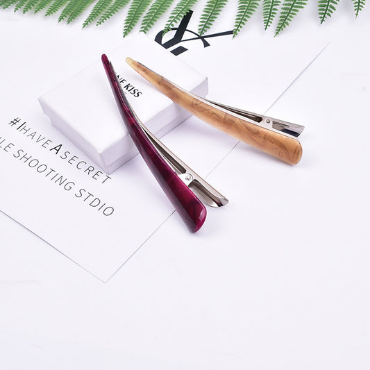 Acetic acid duck beak clip large yak horn clip accessories