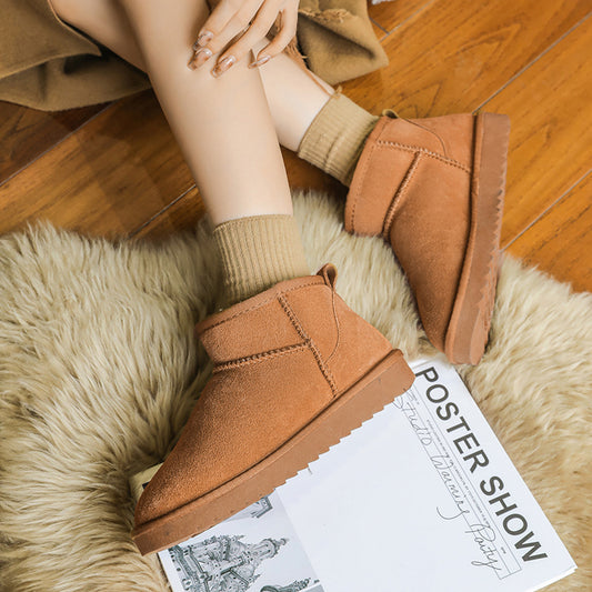New Womens Stylish War Short Snow Boots