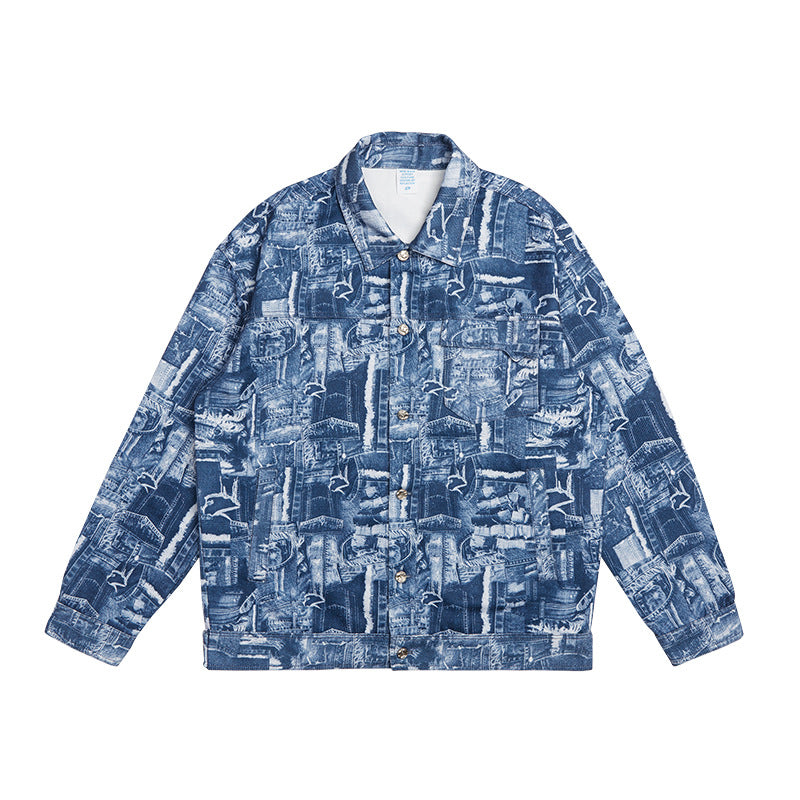 Fashion Personality Loose Tooling Coat Male