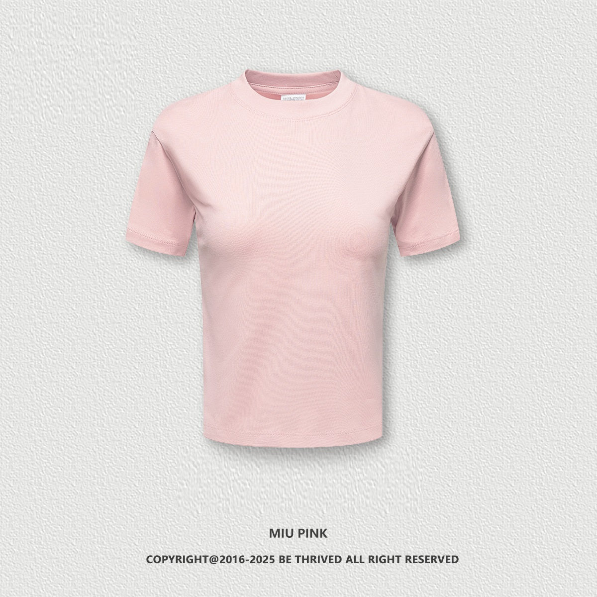 Long-staple Cotton Round Neck Casual Sports Short Sleeve Shoulder