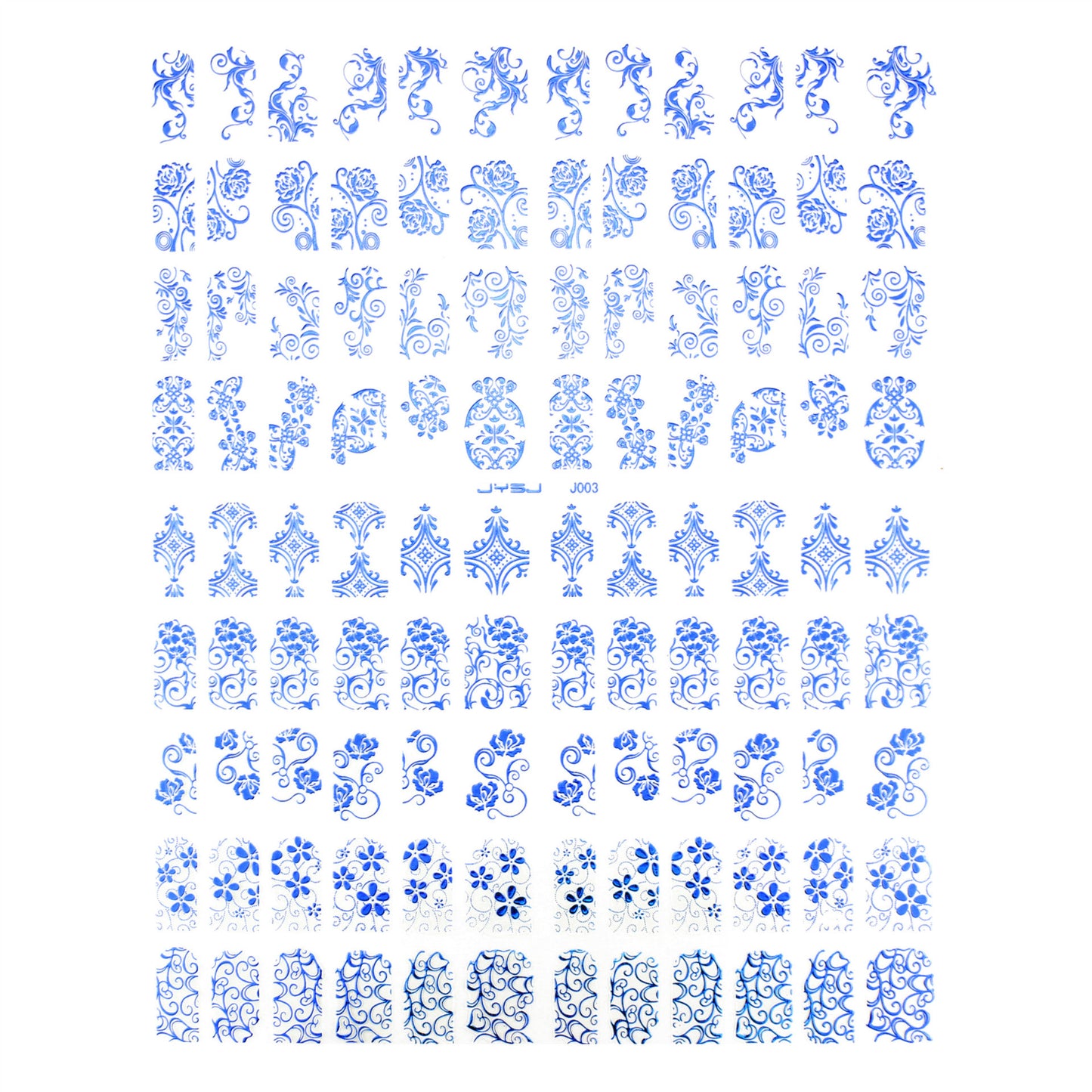 108 hot gold and silver stickers nail 3D stickers
