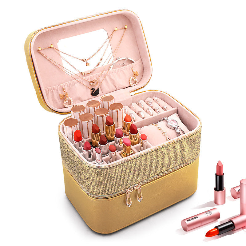 High-end Large-capacity Luxury Cosmetic Jewelry Box
