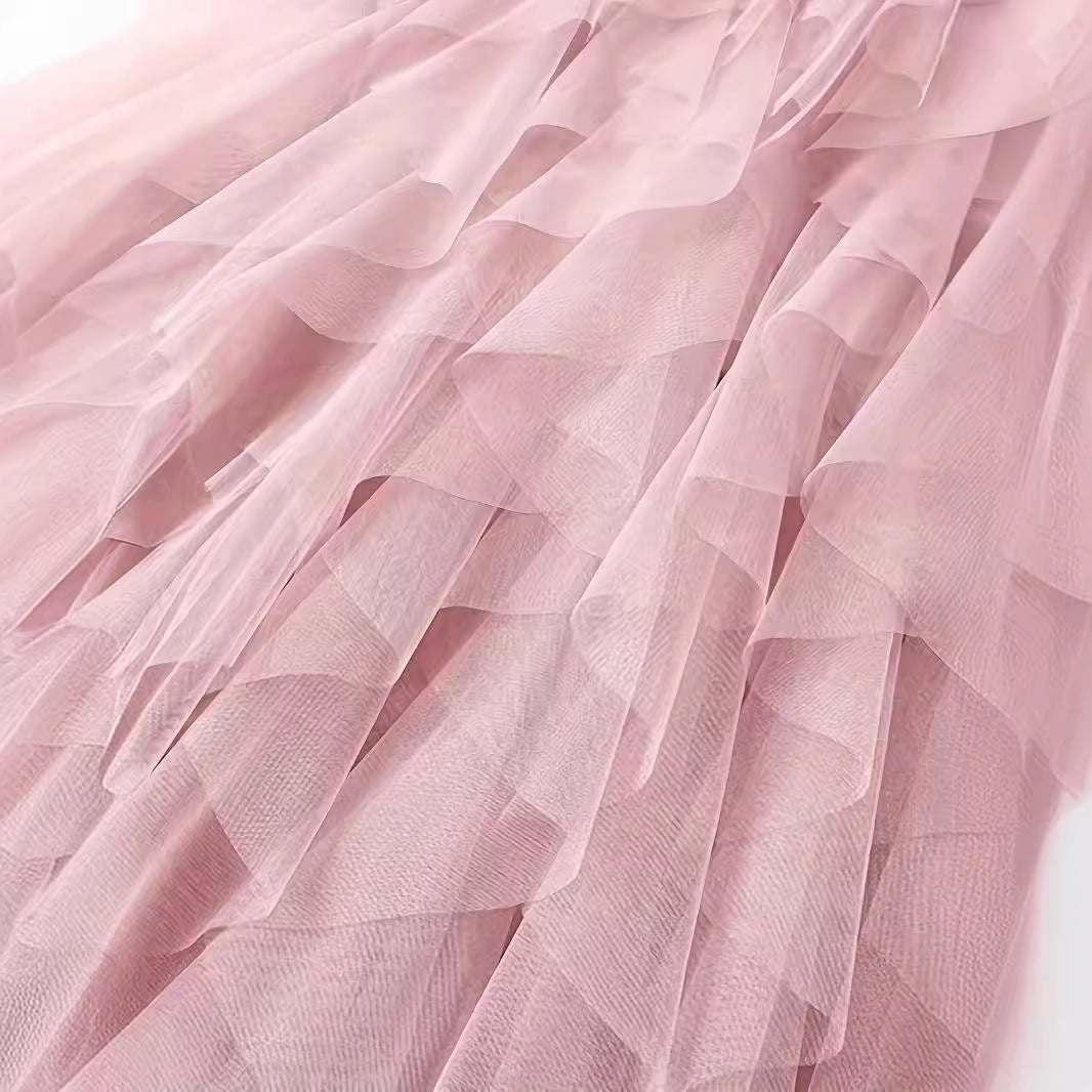 Women's Fashionable All-matching Slimming Mesh Skirt