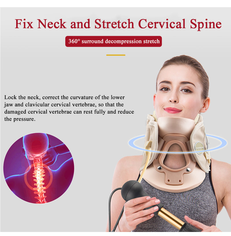 Cervical traction device Home neck inflatable neck support