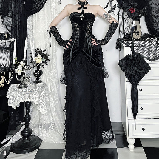 New Summer Banquet Evening Dress Skirt