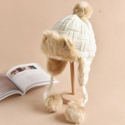 Korean Version Of Cashmere Knitted Wool Hat