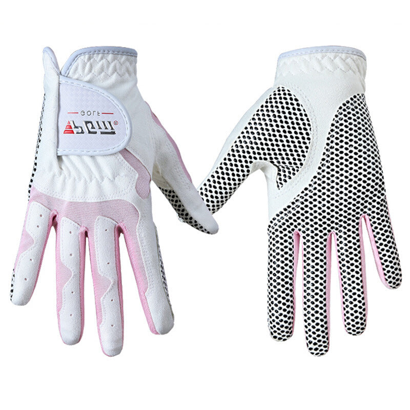 Golf Microfiber Cloth With Non-slip Particle Gloves