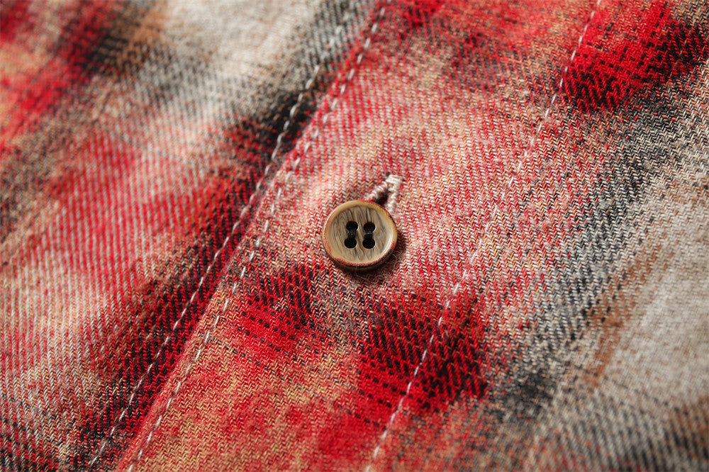 Distressed Washed Loose Burrs Shirt
