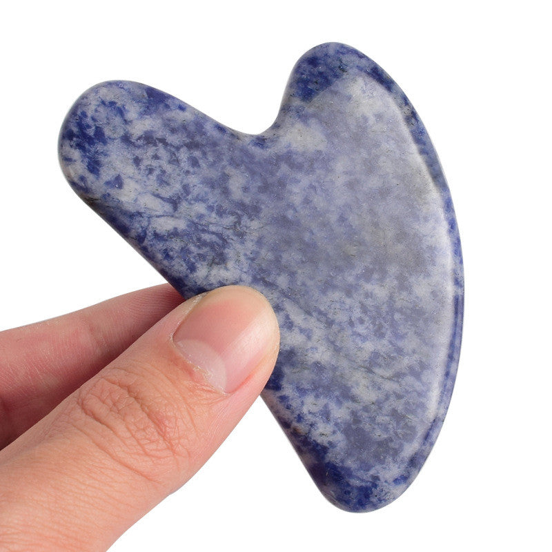 Blue dot finger type beauty scraping board