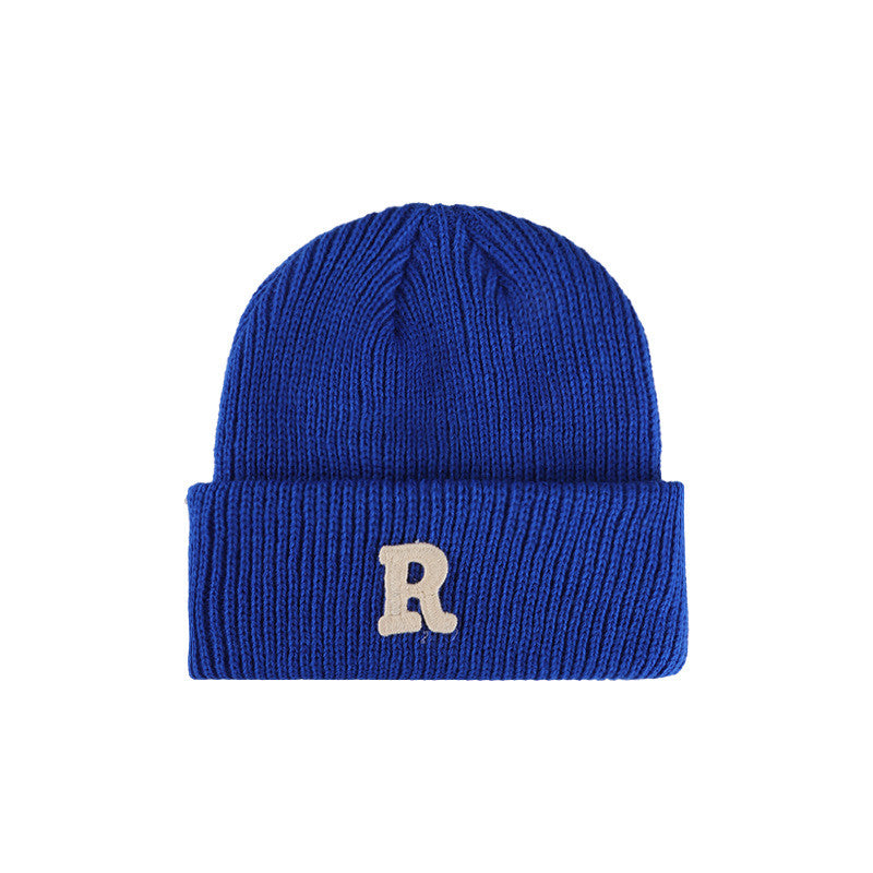 Female Fashion Casual Letter Woolen Hat