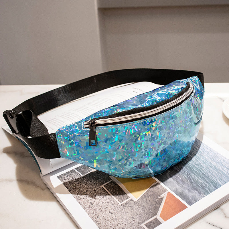 Women's laser crossbody bag