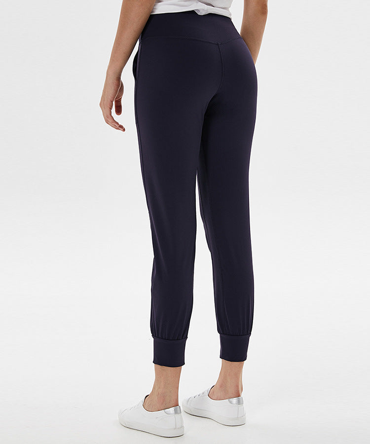 Loose Pocket Yoga Cropped Pants