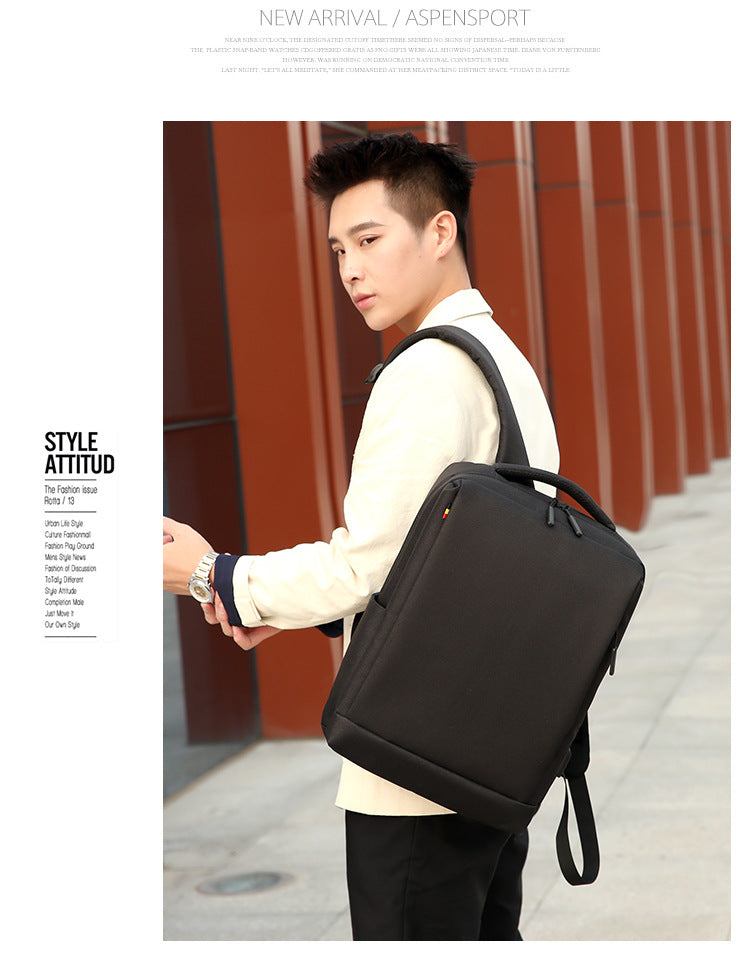 Men's business backpack business trip large capacity computer backpack