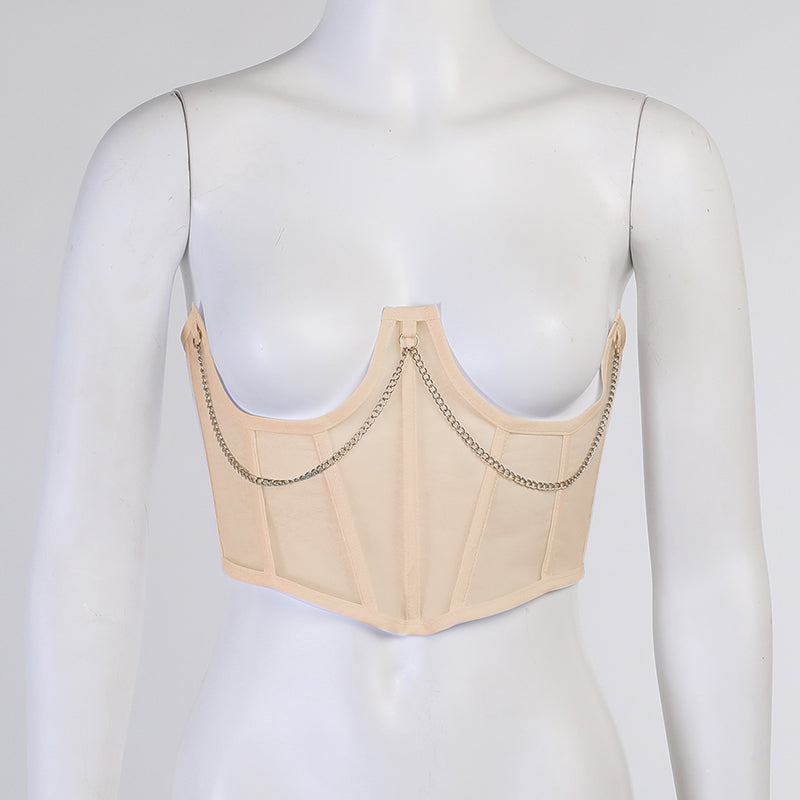 Slim Slimming Lace-Up Waist Slimming Body Top