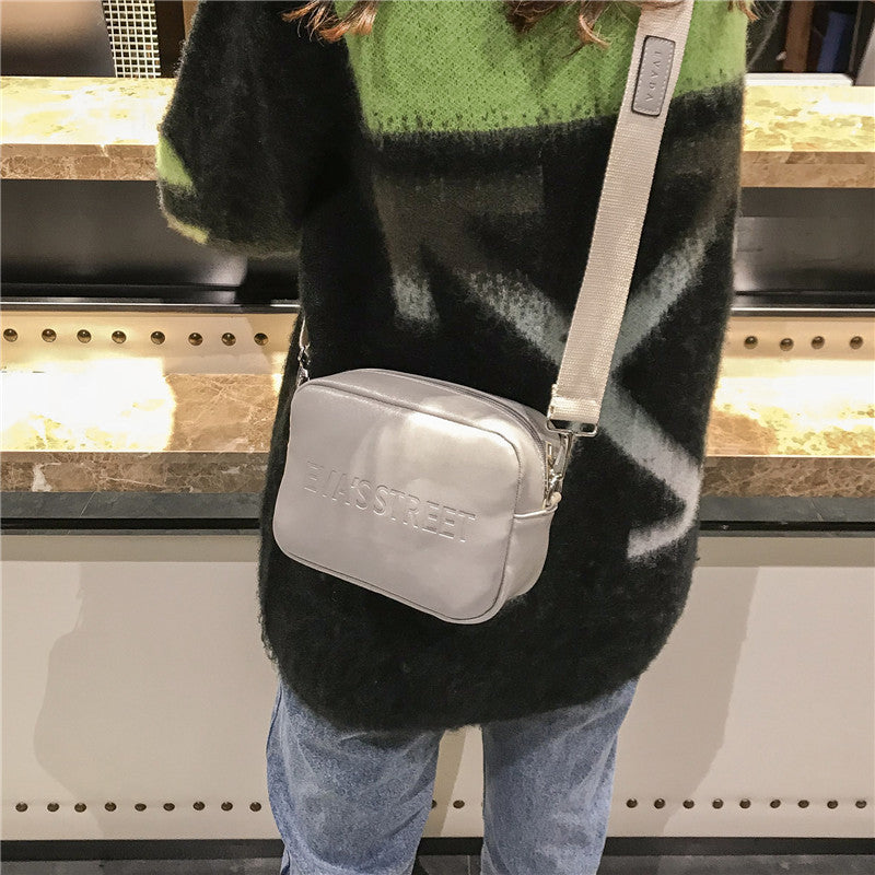 Wide Shoulder Strap Female Bag Harajuku Style Messenger Bag Simple