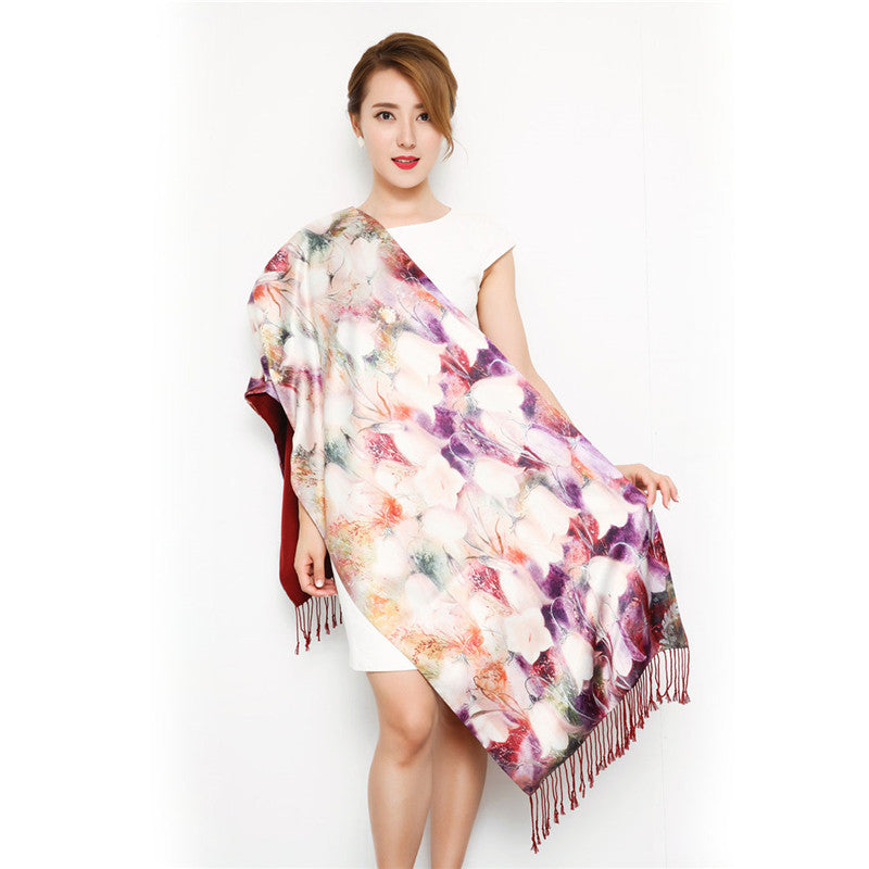 Tassel sunscreen shawl