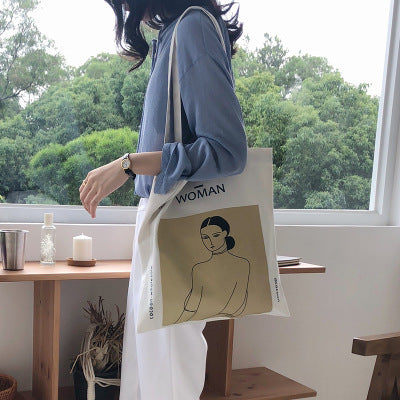 Simple wind letter shoulder bag