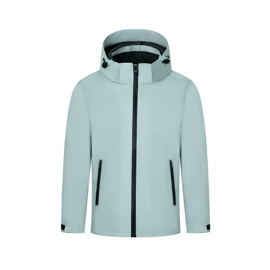 Single Layer Shell Jacket Outdoor Sports Waterproof Windproof Jacket