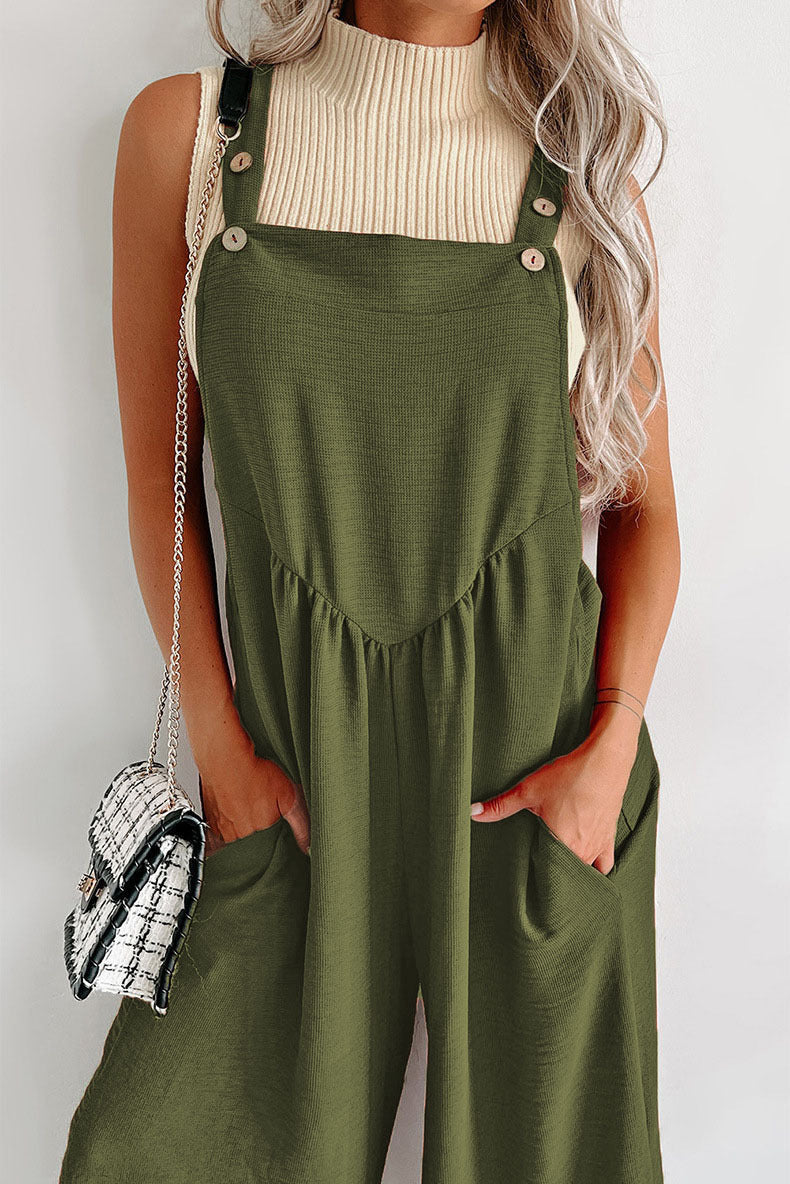 Casual Loose Drooping High Waist Wide Leg Pants For Women