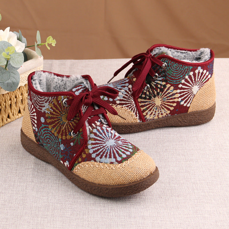 Women's Winter Cloth Shoes Non-slip