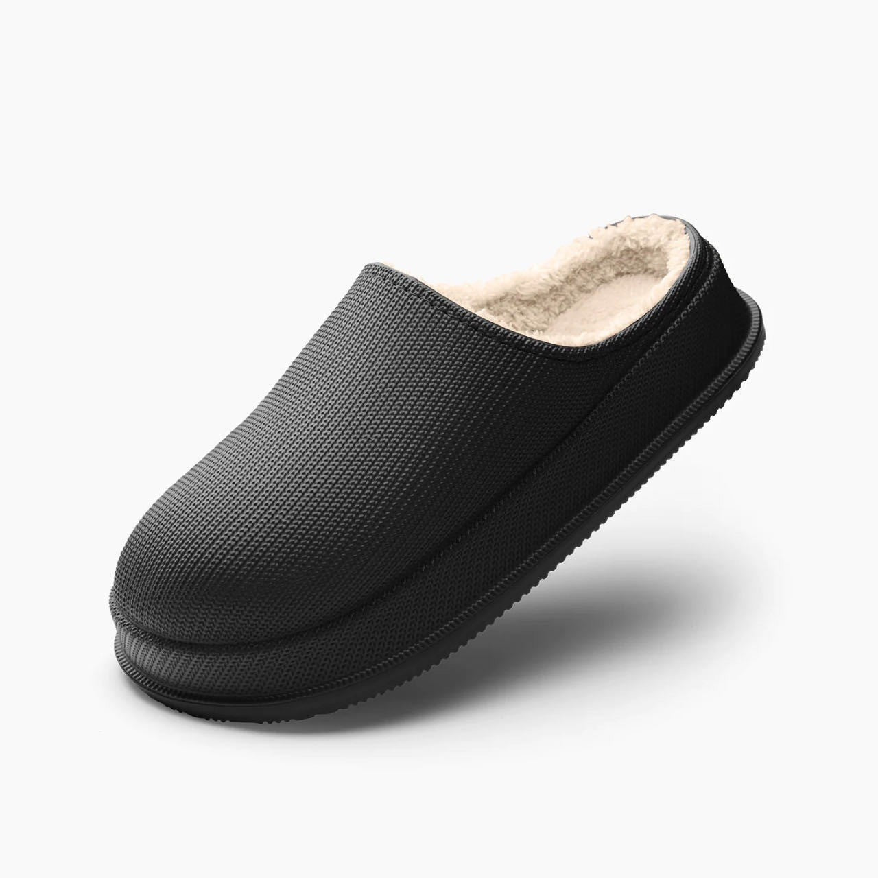 Large Size Men's And Women's Waterproof Non-slip Warm Cotton Slippers
