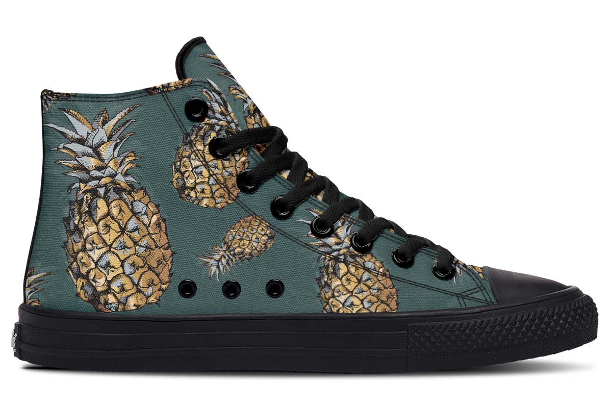 Men's And Women's Fashion Color Printing High-top Canvas Shoes