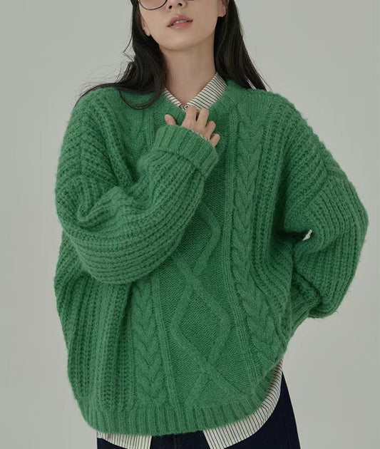 Loose And Lazy Style Soft Glutinous Sweater For Women