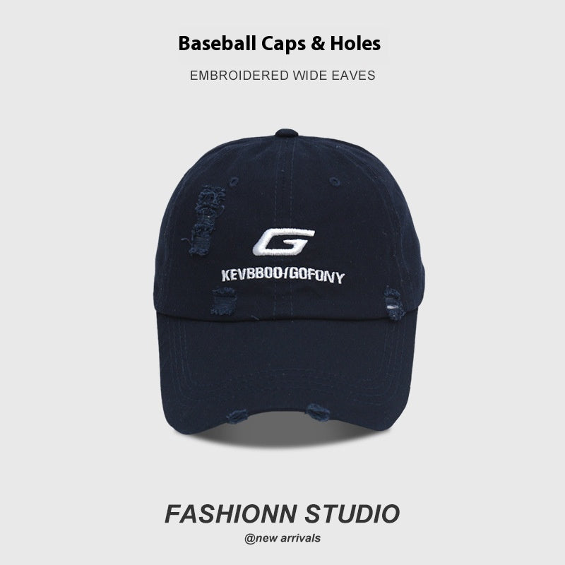 Minimalist Versatile Casual Fashion Personality Alphabet Peaked Cap