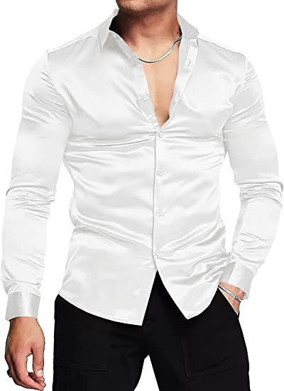 Men's Fashion Lapel Casual Long-Sleeve Shirt