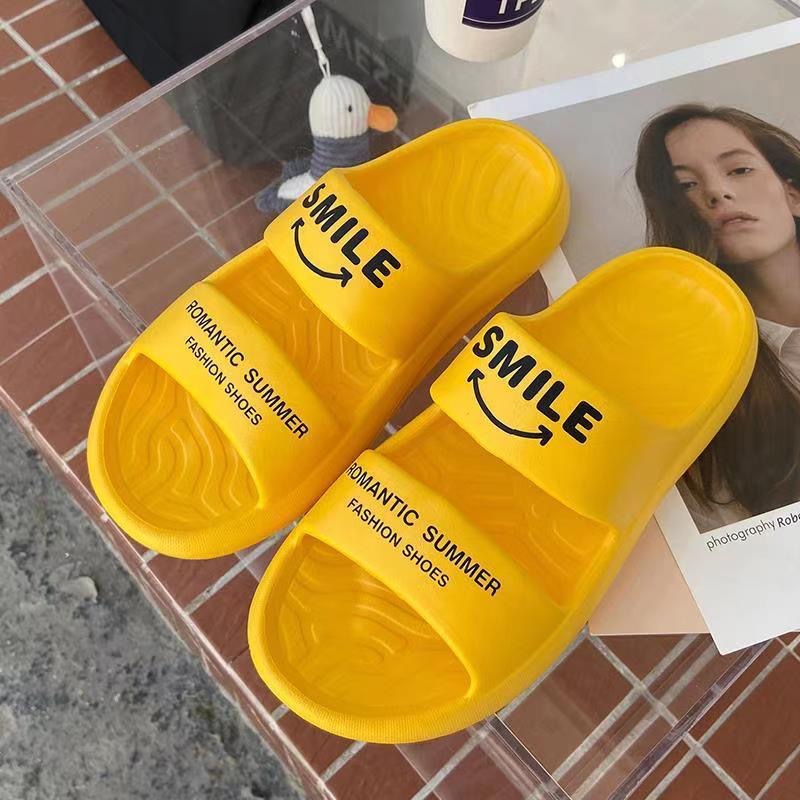 One Word Women's Breathable Beach Lazy Sandals Soft Bottom Fashion Women's Slippers