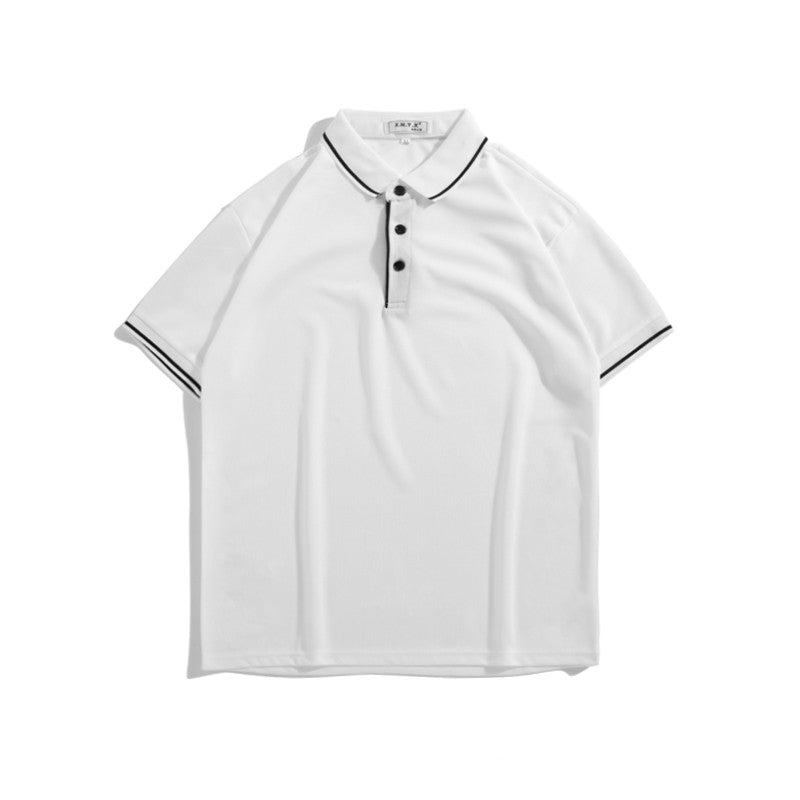Men's Thin Color Contrast Half Sleeve