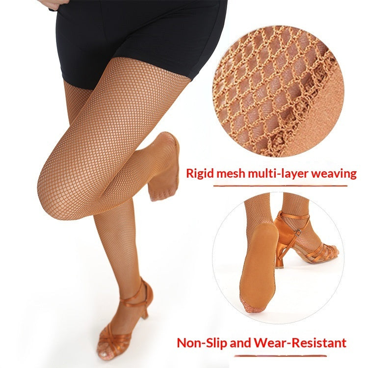 Professional Hard-Net Latin Dance Tights