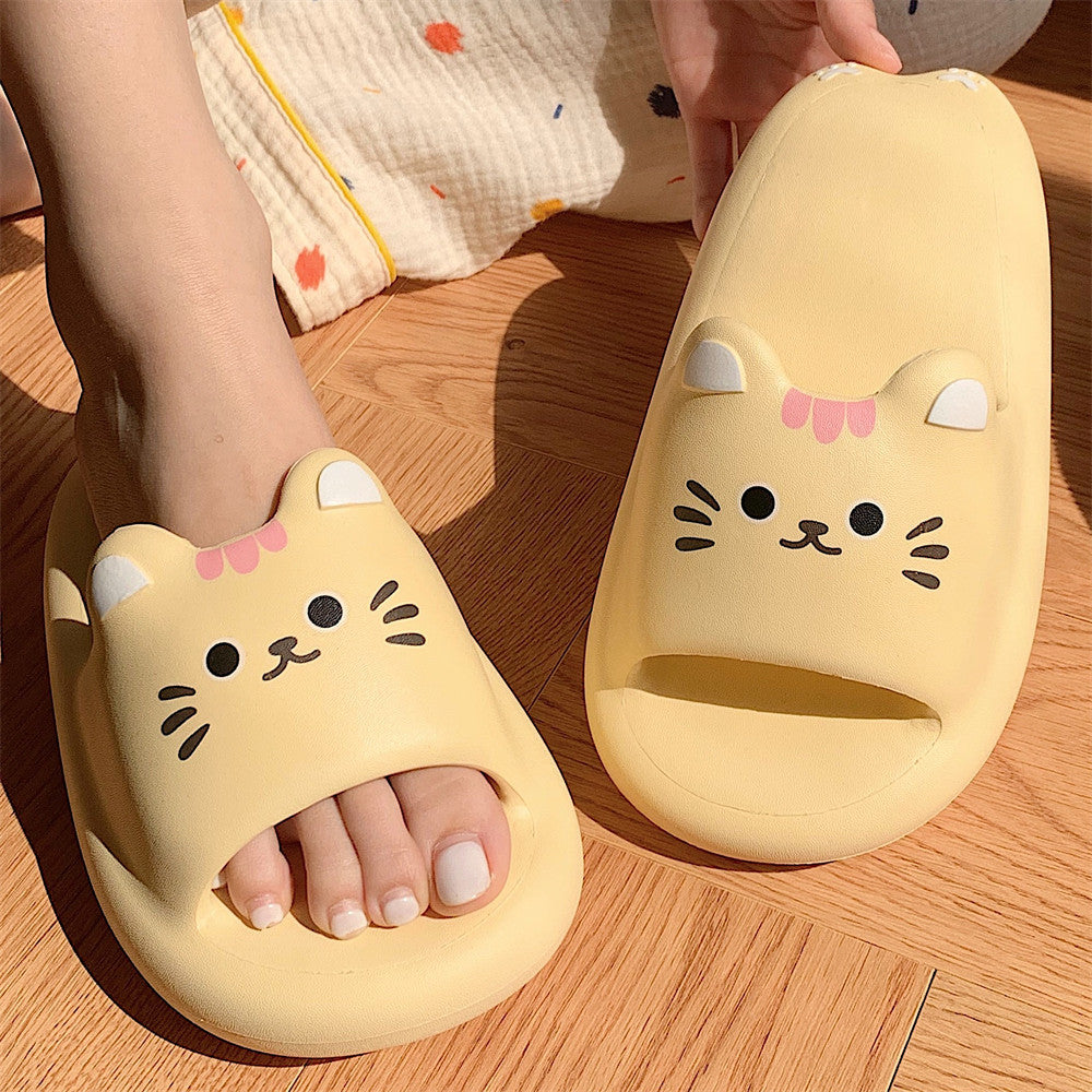 Women's Casual Home Cute Kitty Slippers