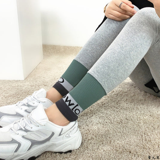 Thread Splicing Leggings Women's Leggings Tight-fitting Outerwear
