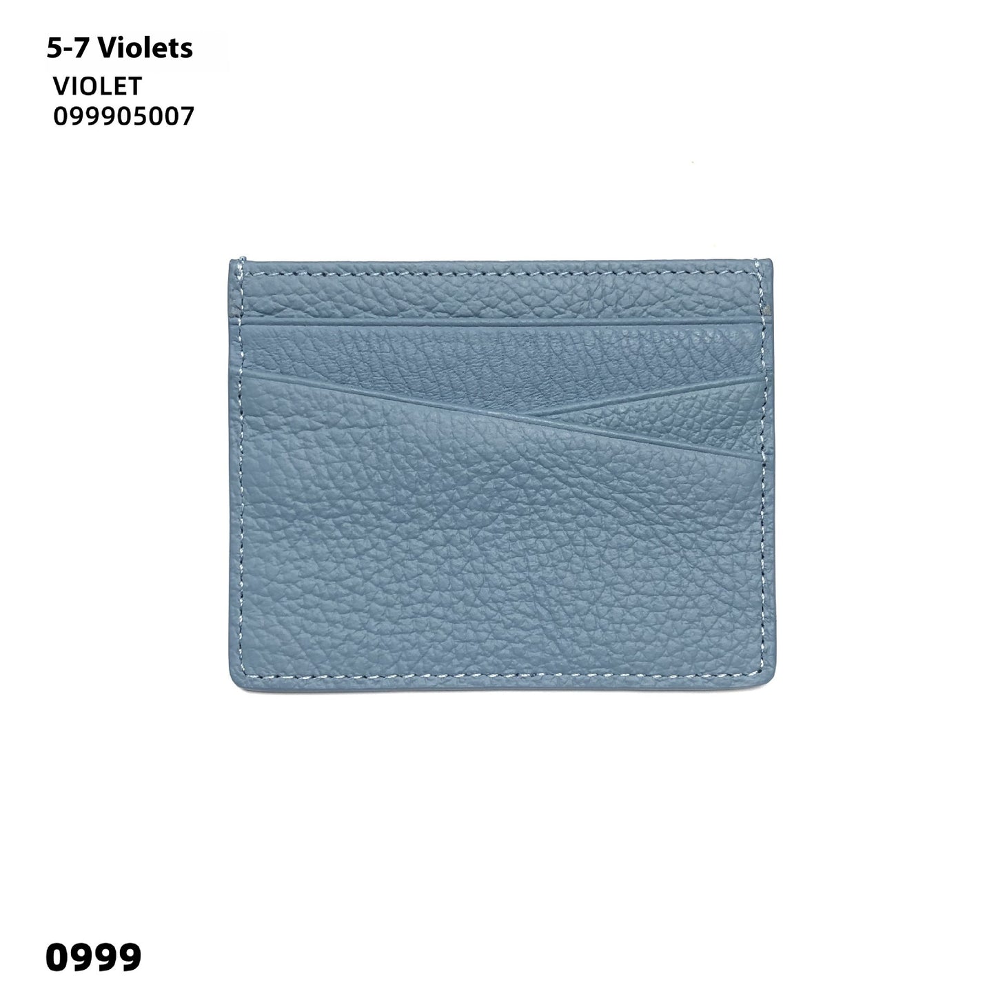 Leather Oil Edge Oblique Thin Bank Card Holder Soft Cowhide Document Package
