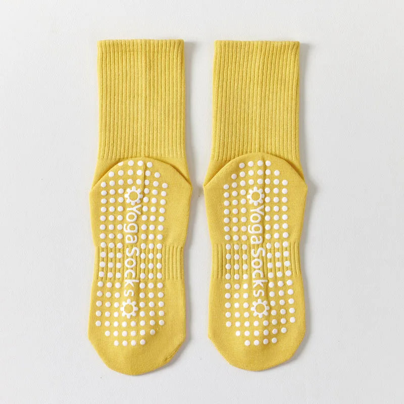 Yoga Silicone Women's Glue Dispensing Non-slip Socks
