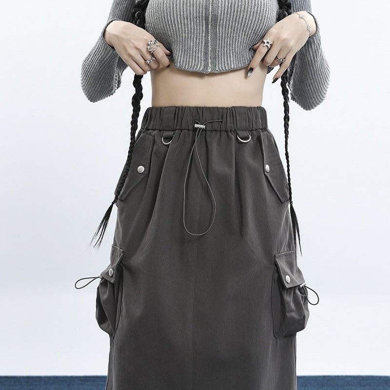 Women's American-style Retro Denim Skirt