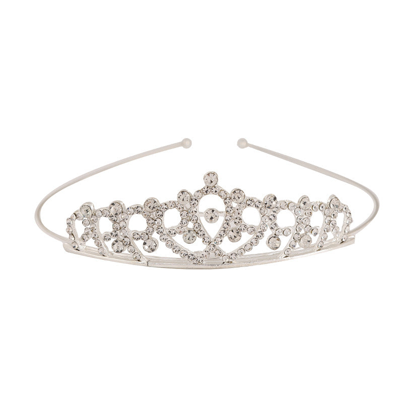 Children's Rhinestone Three-dimensional Crown Headband