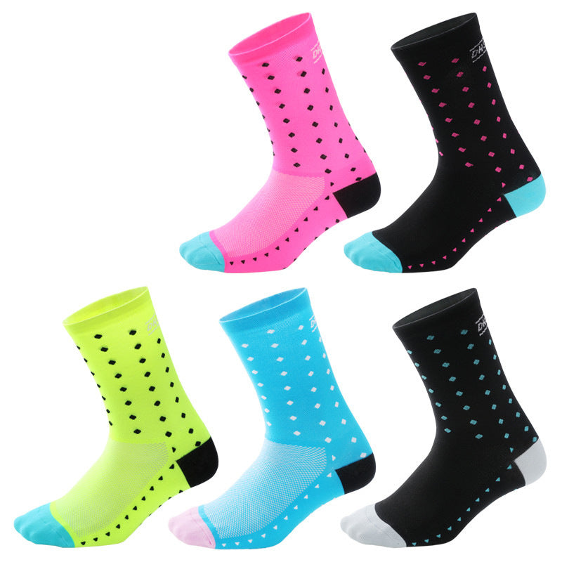 Women's Sweat Absorbing Mid Tube Running Cycling Socks