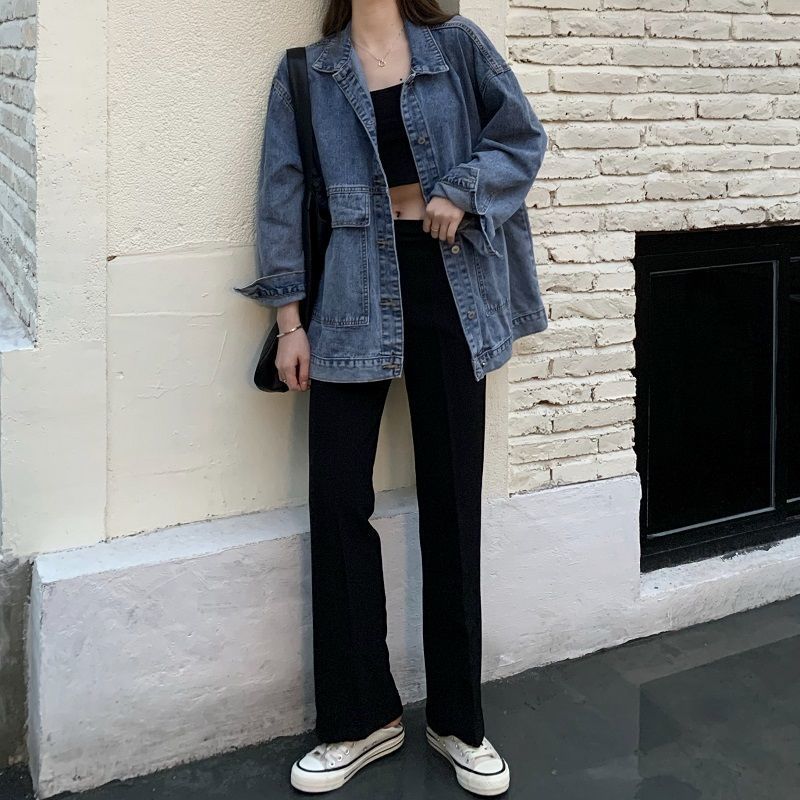 Denim Jacket Female Students Loose And Versatile