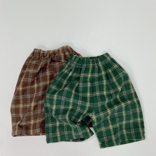 Fashion Personality Children's Plaid Stylish Pants